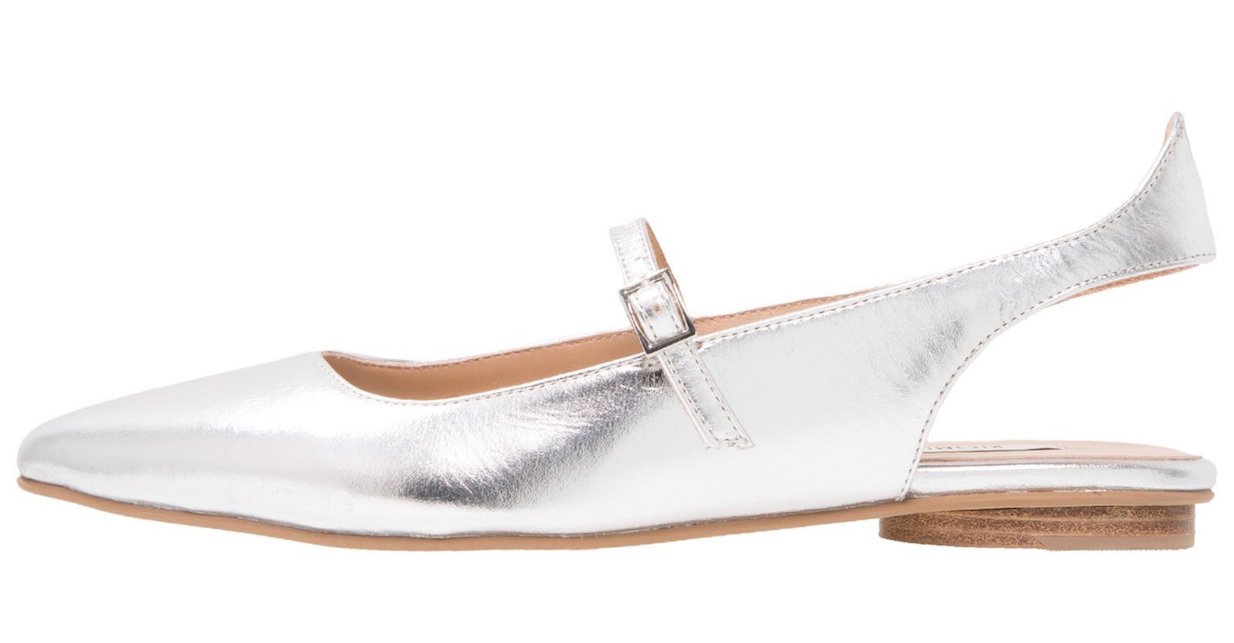 Come abbinare scarpe e vestiti - ballerine sling back
