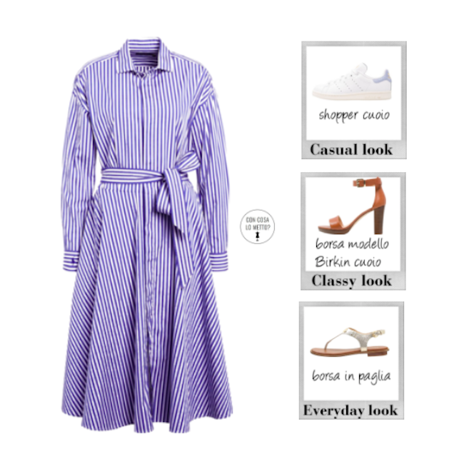 Come abbinare scarpe e vestiti - chemisier