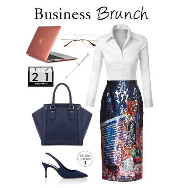 Cosa indossare ad un brunch di lavoro: la pencil skirt