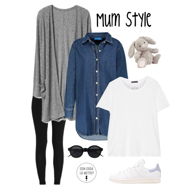 Mamma tuttofare: consigli di stile, leggins e cardigan