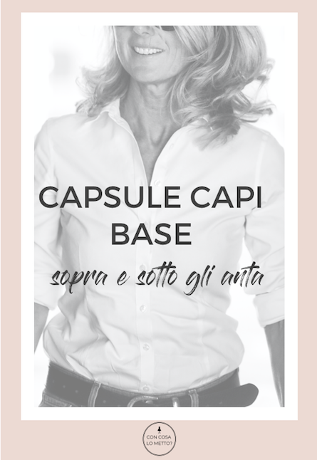 Capsule capi base sopra e sotto gli anta: