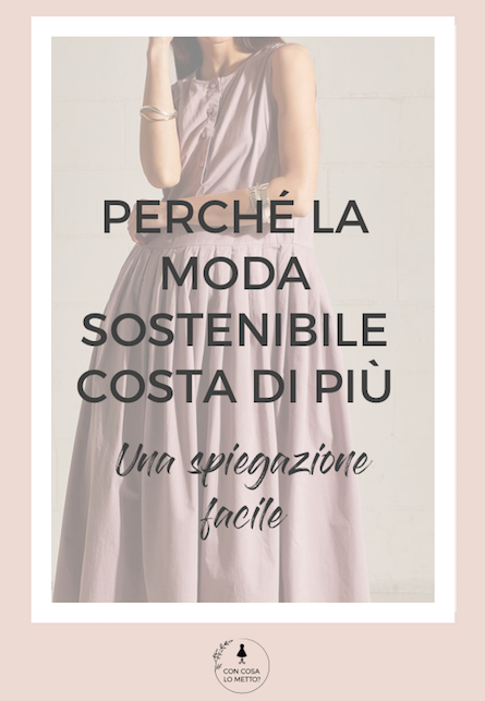 Perché la moda sostenibile costa di più