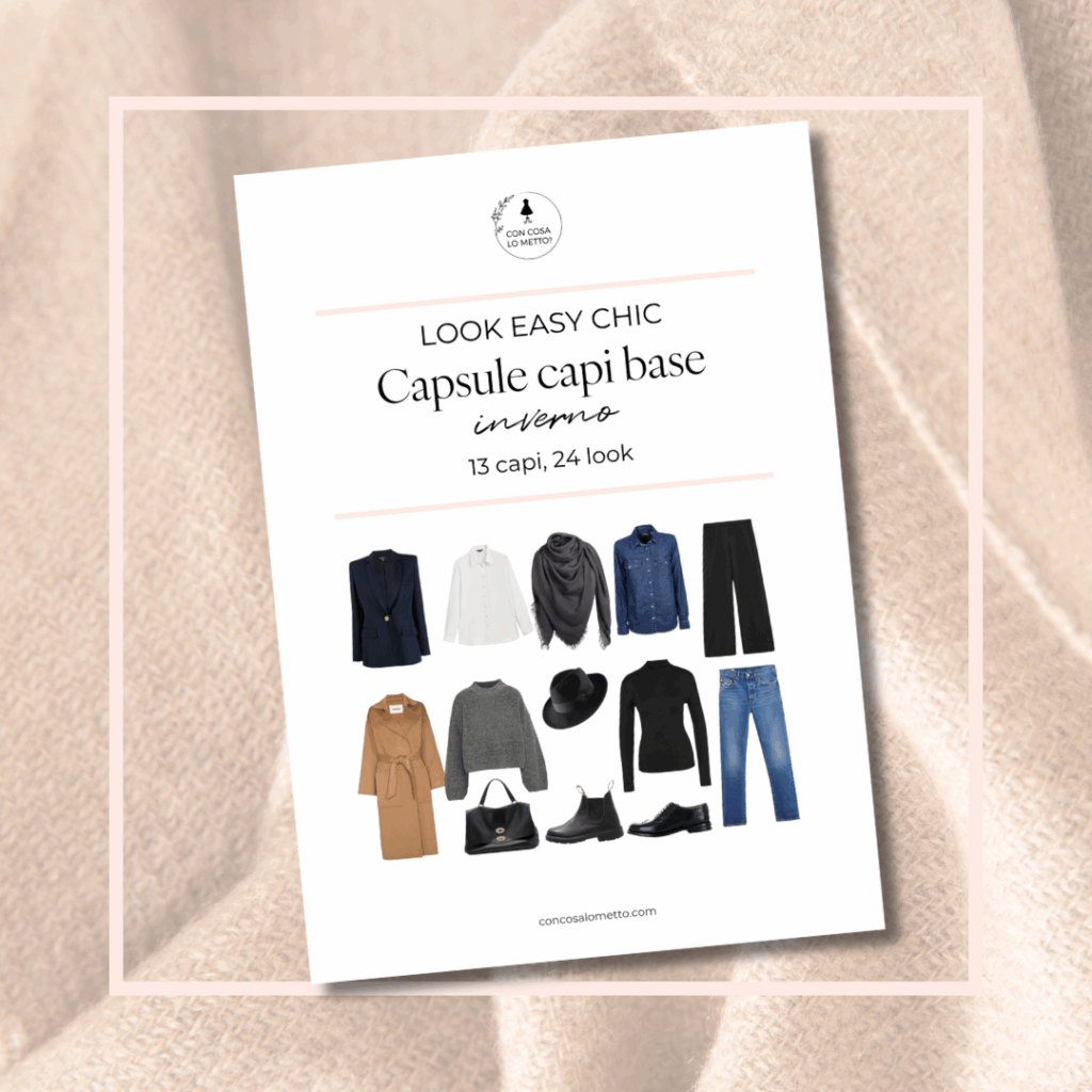 Capsule Capi Base - Inverno - Con cosa lo metto?