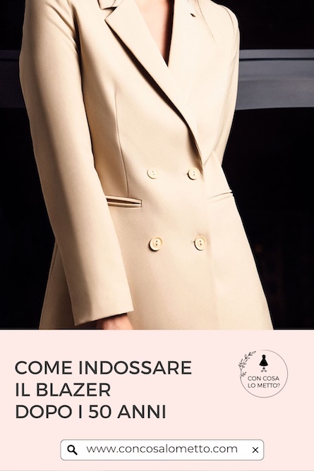 Come indossare il blazer dopo i 50 anni