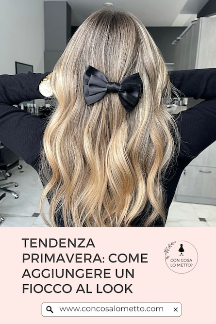 Come aggiungere un fiocco al look