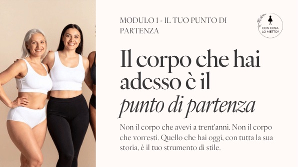 Modulo 1, il tuo punto di partenza