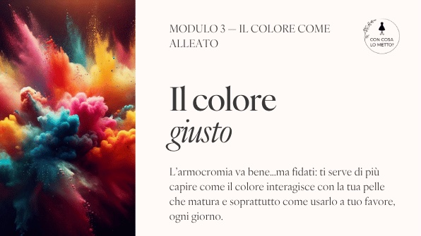Modulo 3, il colore