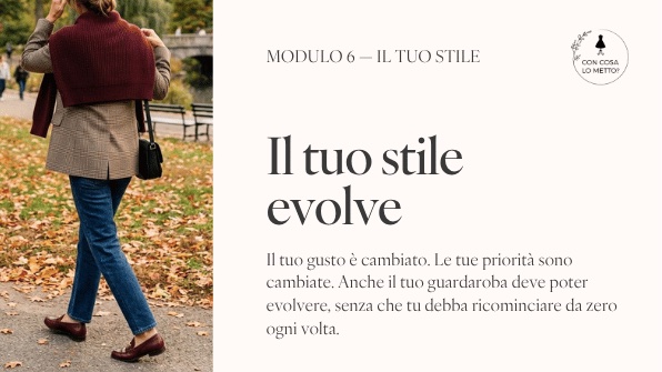 Modulo 6, lo stile che evolve